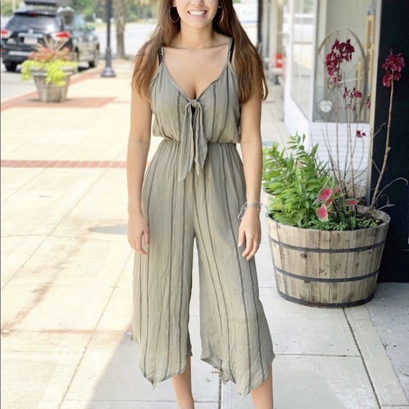 Olive Jumpsuit - Picture 1 of 3